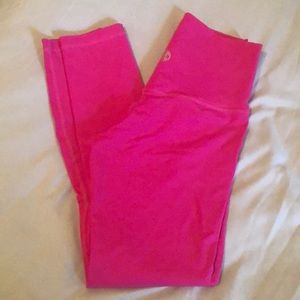 Pink til you collapse classic leggings